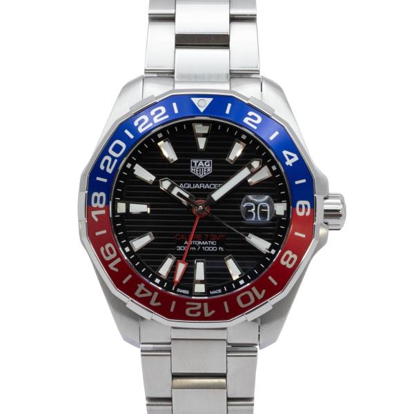タグホイヤー TAG HEUER アクアレーサー GMT WAY201F.BA0927 TAG Heuer Aquaracer  自動巻き 腕時計 メンズ・ユニセックス 黒