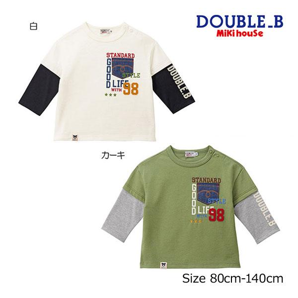 wb ○30％OFFセール○ミキハウス ダブルビーmikihouse重ね着風