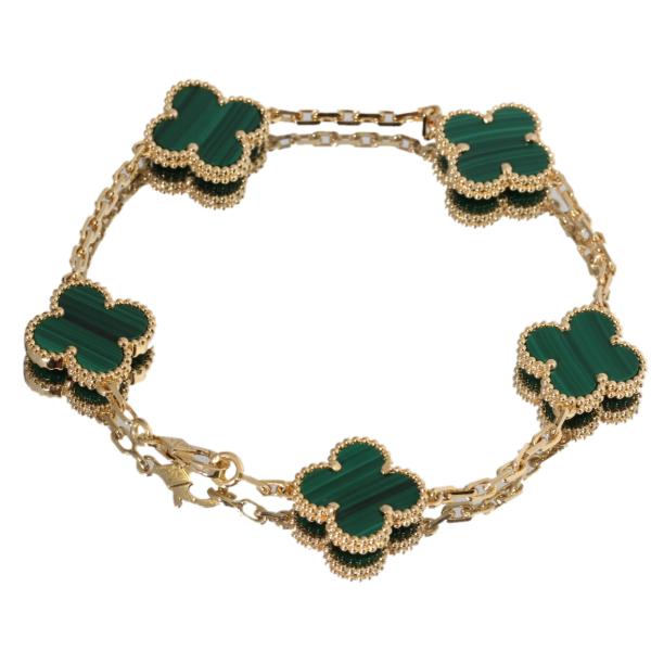 【超美品】ヴァンクリーフ & アーペル VCA アルハンブラ マラカイト Van Cleef ＆ Arpels（ヴァンクリーフ ＆ アーペル） 極美品 VCA