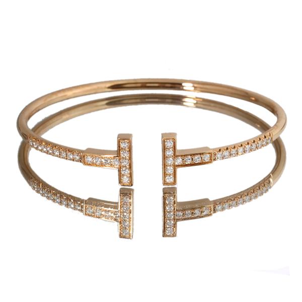 TIFFANY&Co.（ティファニー） T ワイヤー ブレスレット パヴェ