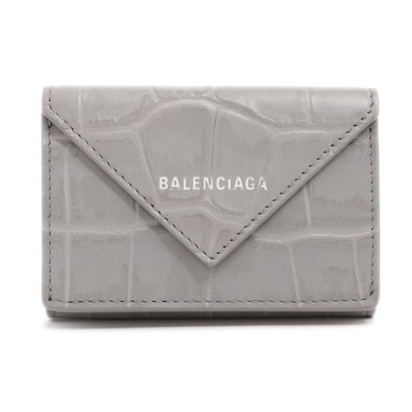 BALENCIAGA（バレンシアガ） ペーパーミニ クロコ 型押し 391446