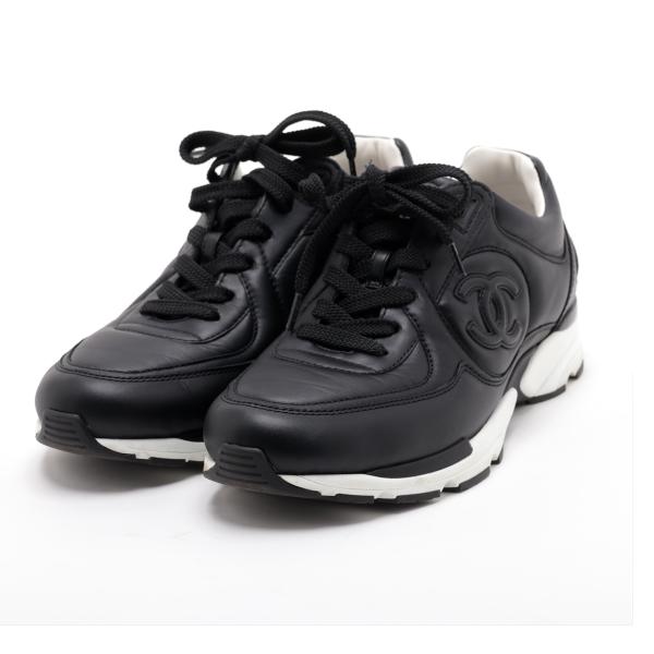 CHANEL（シャネル） 美品 ココマーク レザー スニーカー 39 レディース