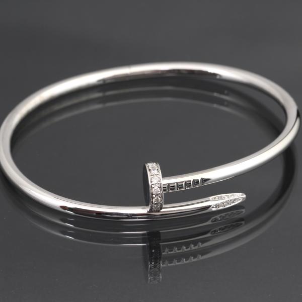 カルティエジュスト アンクル ブレスレットスモールCartierYGダイヤモンド Cartier（カルティエ） 美品 新型 ジュストアンクル ダイヤモンド