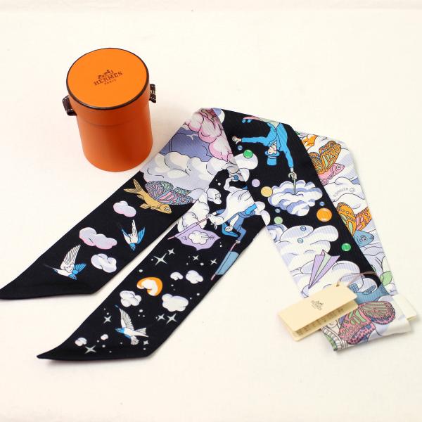 新品未使用 HERMES ツイリー スカーフ HERMES（エルメス） 未使用品 ツイリー スカーフ レア商品 品薄【中古