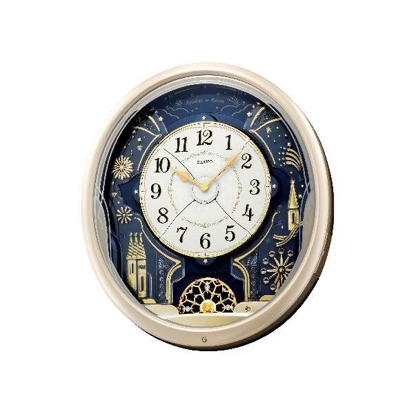 Seiko Melodies In Motion Wall Clock Plays One of Six Hi-Fi