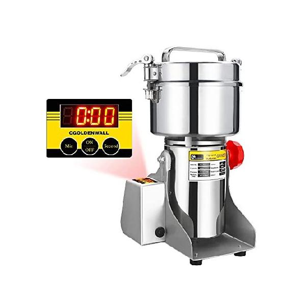 CGOLDENWALL 2500g粉末ミルLED表示 電動微粉砕機業務用 穀類 CGOLDENWALL 2500g粉末ミルLED表示 電動微粉砕機業務用 穀類