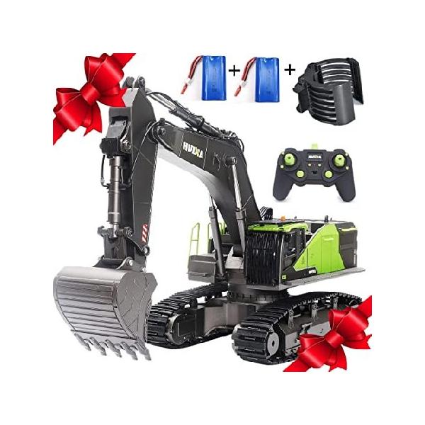 Huina 1593 ラジコンショベル 大人用 完全機能 1:14スケール 22