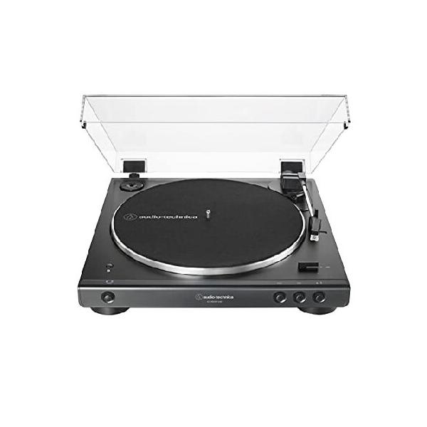 他サイト： Audio Technica AT-LP60XBT-USB-BK Bluetooth Wireless Turntable -USB Recording - Automatic Belt Drive - With Built-In Phono Preamp - Includes Removableの商品画像