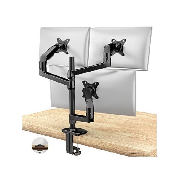Ergounion (エルゴニオン) トリプルモニターマウント - 調節可能な3