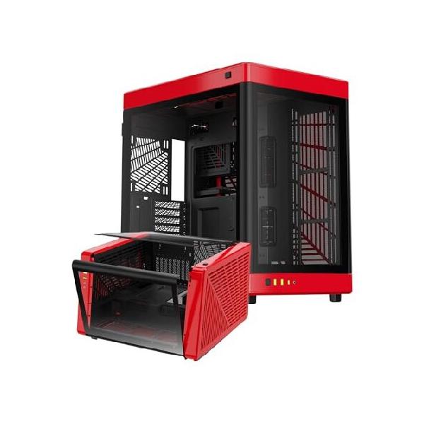 GAMDIAS NESO P1 ブラック レッド フル タワー ATX ケース