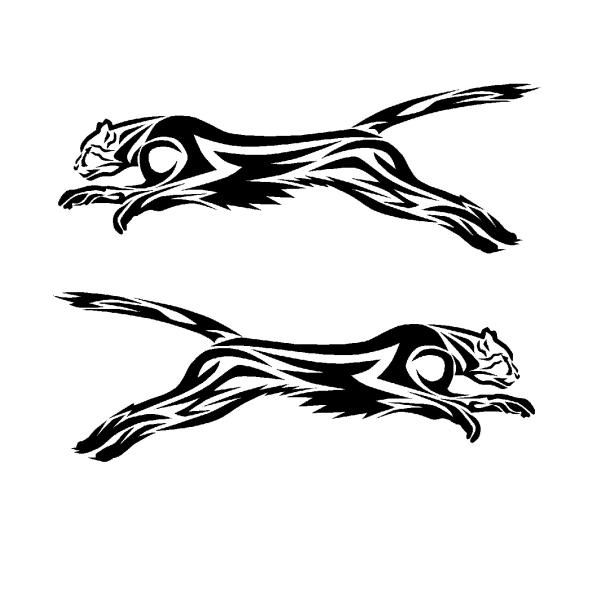 チーター系 バイナル ロゴ カッティングステッカー : Cutting sticker