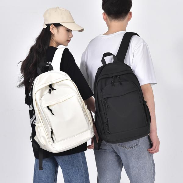【人気】バックパック メンズ レディース 防撥水 耐摩耗 軽量 通気性 シンプル デザイン 通勤 通学 旅行 多カラー リュックサック