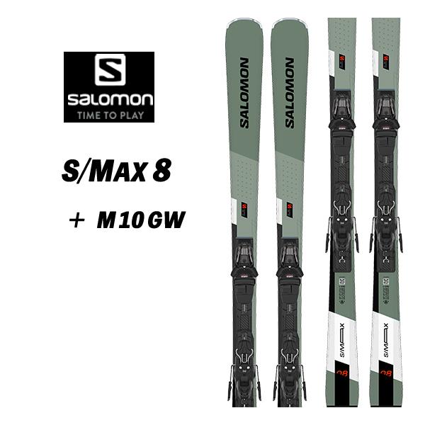 SALOMON 24/25 S/MAX 8 + M10 GW エスマックス8 サロモン デモ SALOMON 24/25 S/MAX 8 + M10 GW エスマックス8 サロモン デモ