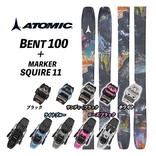 26/27 BENT 100 + MARKER SQUIRE 11 ベント100 ATOMIC フリーライド ベントチェトラー