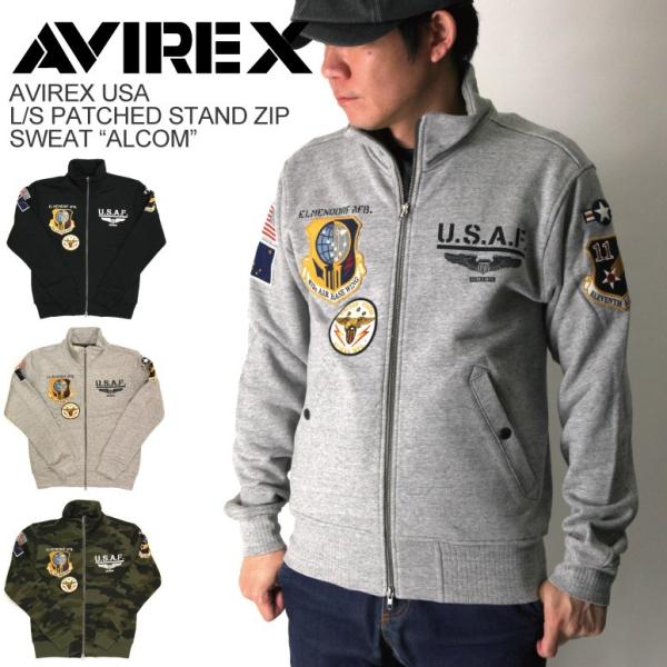 AVIREX アヴィレックス 牛革スウェードバッチジャケット 裏地チェックL アヴィレックス AVIREX COW LOGO VARSITY JKT （レッド