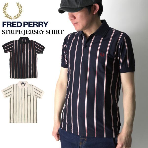 FRED PERRY ストライプジャージ FRED PERRY (フレッドペリー) ストライプ ジャージ ボンバー