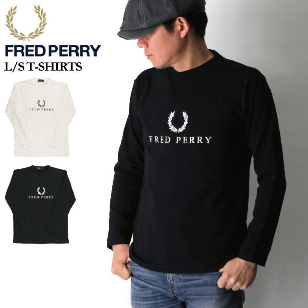 FRED PERRY (フレッドペリー) ロングスリーブ Tシャツ ロゴ