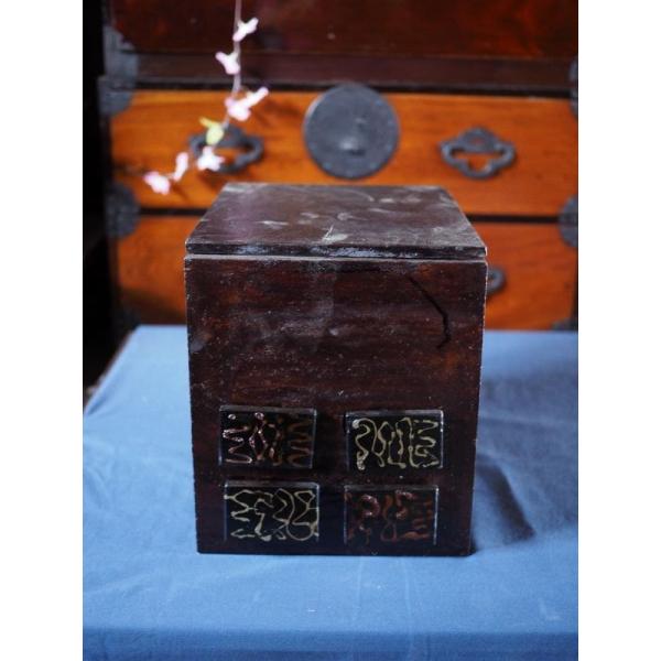 漆箱リメイク小引き出し 現代モノ 古録展 送料別 Dサイズ 中古 品番