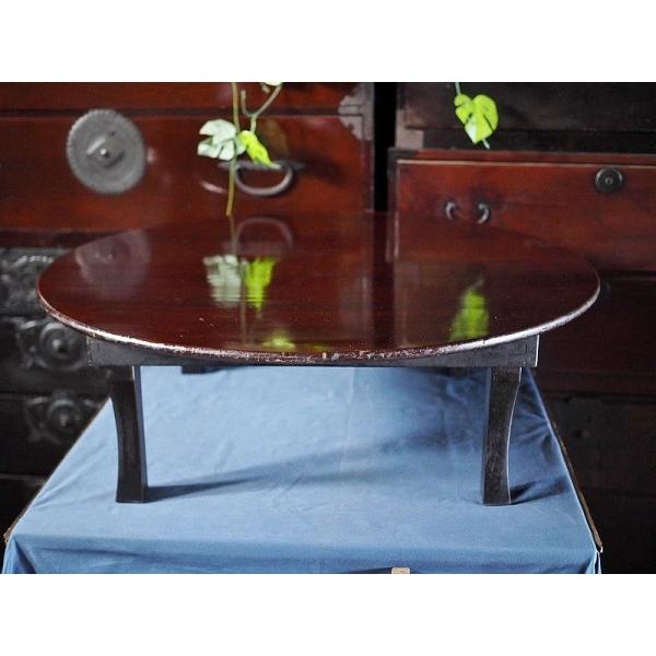 ちゃぶ台 古民具 古道具 大正 戦前 昭和初期 骨董品 アンティーク 好きな方へ 楽天市場】特大ちゃぶ台 径107cm 0001 古民家 古民具 テーブル