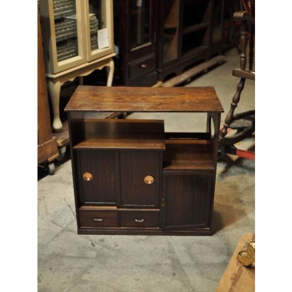 時代箪笥 小箪笥 民芸箪笥 時代家具 レトロ家具　古家具 アンティーク家具専門店 古録展】 時代家具 時代箪笥 アンティーク家具