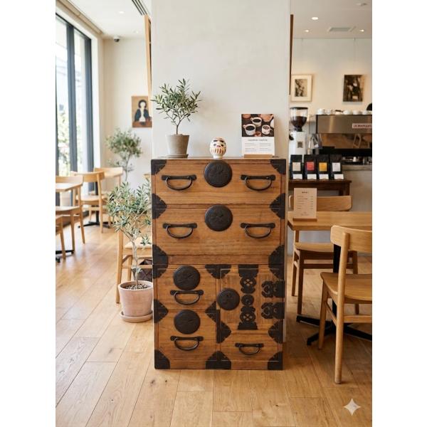 アンティーク家具専門店 古録展】 時代家具 時代箪笥 アンティーク家具