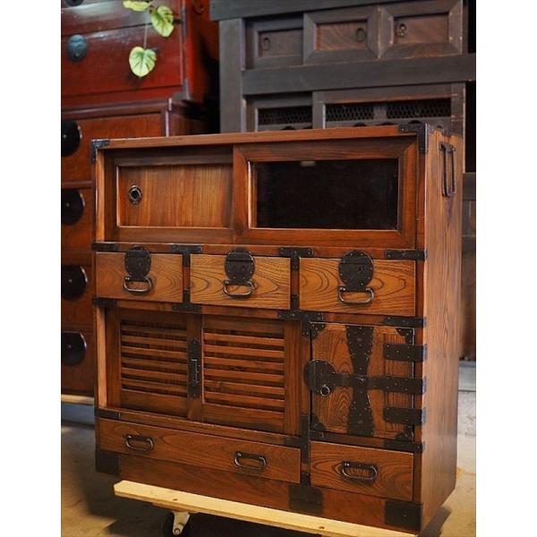 アンティーク家具専門店 古録展】 時代家具 時代箪笥 アンティーク家具
