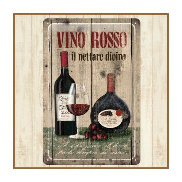 イタリア 雑貨 レストラン ブリキ 看板 赤ワイン アンティーク :22120:レトロデザインギャラリー - 通販 - Yahoo!ショッピング