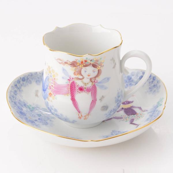 Meissen 真夏の夜の夢（ミッドサマーナイト） カップ＆ソーサー1客！
