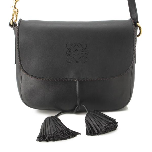 【ロエベ】Loewe アナグラム フリンジ タッセル ナッパレザー