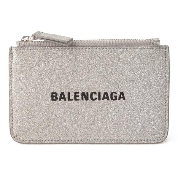 バレンシアガ】Balenciaga エブリデイ ロゴ ラメ コインケース カード 