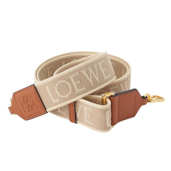 ロエベ LOEWE アナグラム ショルダーストラップ ジャガード/レザー