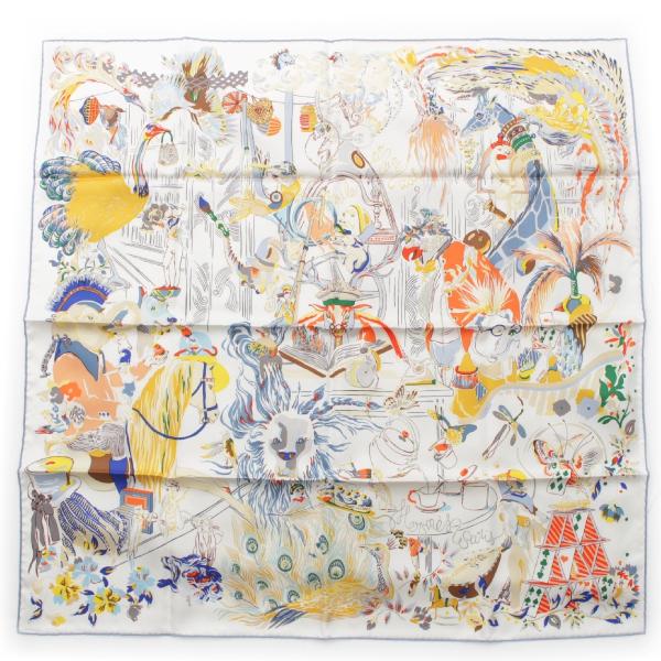 HERMES エルメス シルク カレ90 Emile et Une Nuit エミールの夜 HERMES エルメス シルク カレ90 Emile et Une Nuit エミールの夜