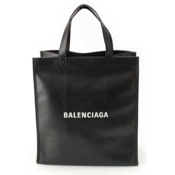 BALENCIAGA バレンシアガ レザー ロゴ ショッパー トートバッグ