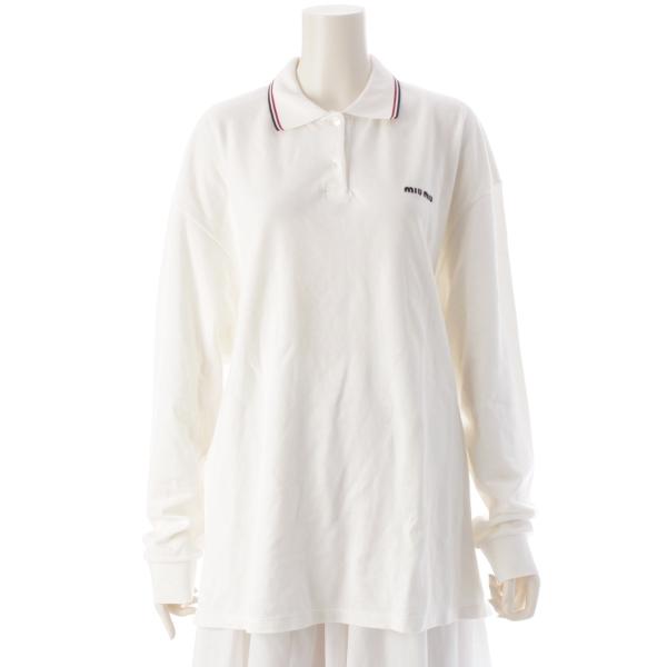 miu miu（ミュウミュウ） 25SS コットンピケ トリコロール ポロシャツ