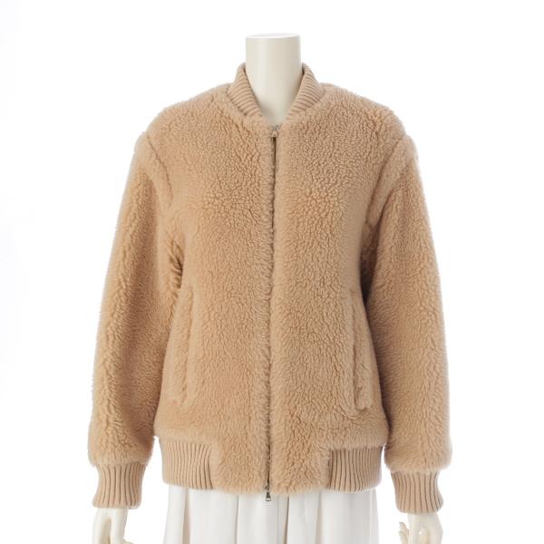 Max Mara（マックスマーラ） 21AW キャメル シルク テディ ボア