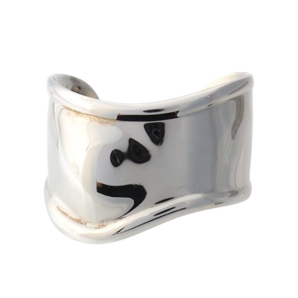 希少◇ティファニー ルテニウム エルサペレッティ ボーンカフ バングル 左手 TIFFANY&Co.（ティファニー） ボーンカフ ルテニウム エルサペレッティ