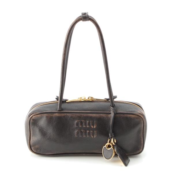 miu miu（ミュウミュウ） 2025 ナッパレザー ヴィンテージ加工 ボー