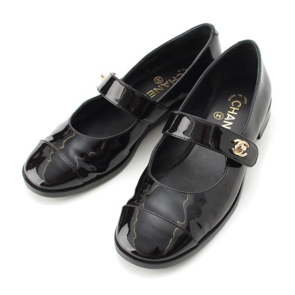 CHANEL（シャネル） パテントレザー ココマーク ターンロック ラウンド