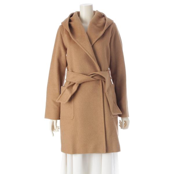 Max Mara（マックスマーラ） キャメルヘア ベルト付き フーデット