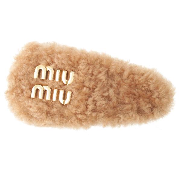 miu miu（ミュウミュウ） シアリング ヘアクリップ ボア ヘアピン ヘア