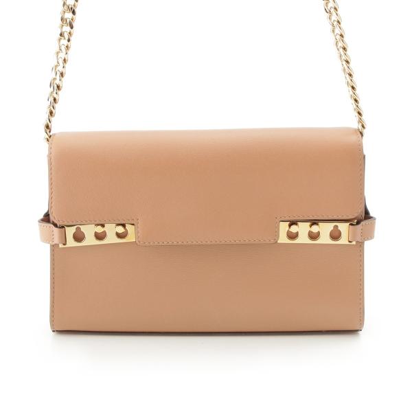 DELVAUX（デルヴォー） タンペート レザー チェーンウォレット