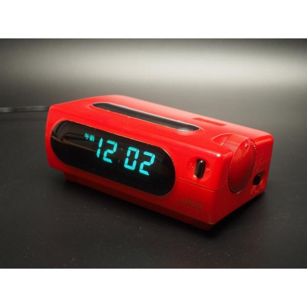 CITIZEN（シチズン） RITHM 5RD612 レッド 日本製 おしゃれ : レトロ