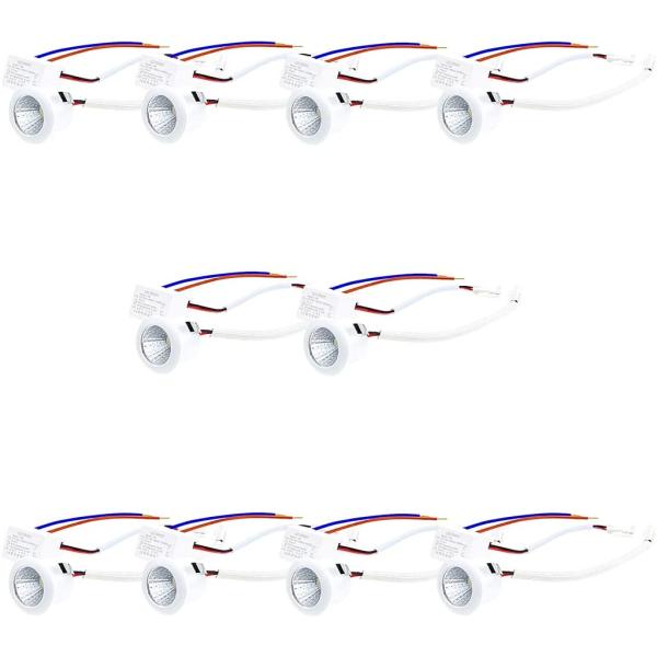 LEDLrlbgCg ^_ECg IƖ a28mm 1.4W F 90lm Ra82 Oa30mmThzCge[p[hx[ 10Zbg