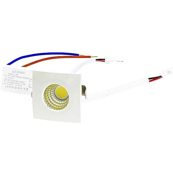 LEDLrlbgCg ^_ECg IƖ a32mm 3W F 270lm Ra85 36mm x 36mm`VCzCgx[ 1