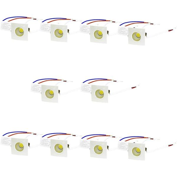 LEDLrlbgCg ^_ECg IƖ a32mm 3W F 270lm Ra85 36mm x 36mm`VCzCgx[ 10