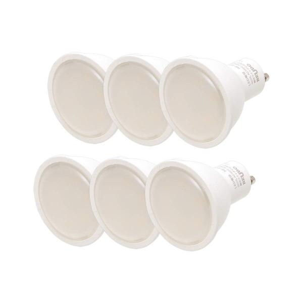 LED�d�� GU10���� 6W 570lm �d���F Ra83 ReUdo �r�[���A���O��120�x 6�Z�b�g