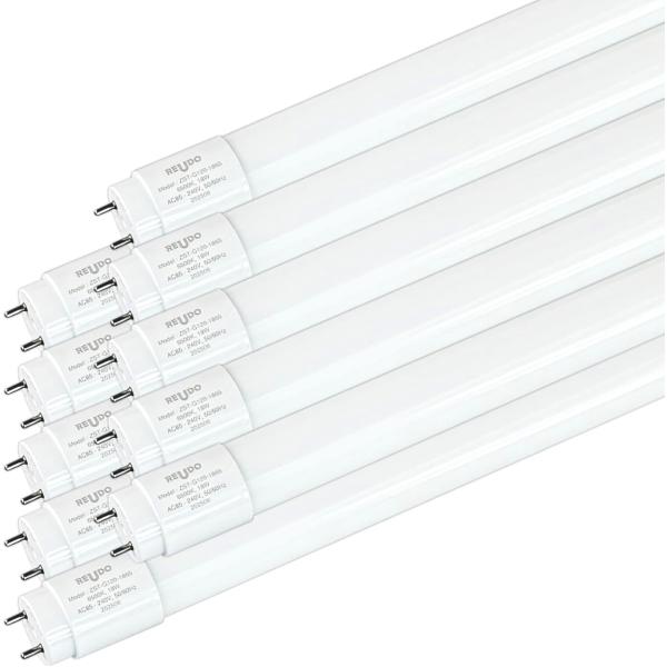 【アウトレット品】 LED蛍光灯 直管 40W形 120cm 昼光色 18W 1800lm 全周乳白色強化ガラス G13口金 両側給電 ZST-G120-1865 10本セット