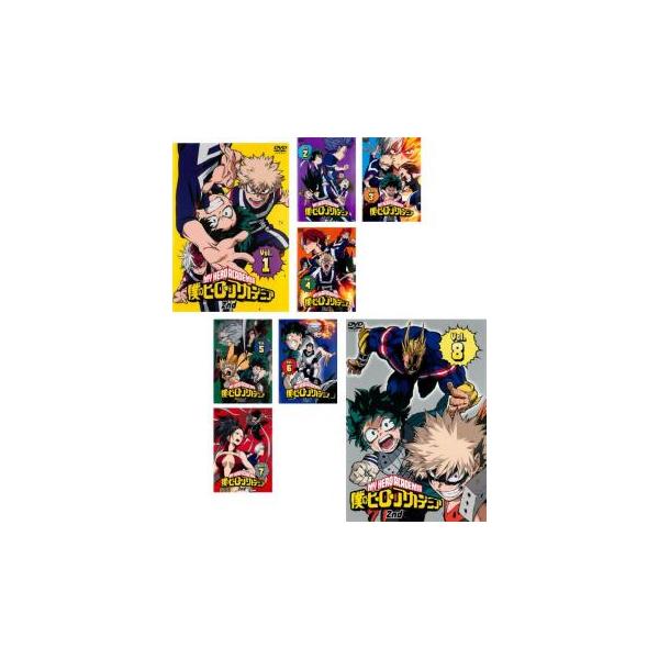 僕のヒーローアカデミア 2nd 全8枚 第14話〜第38話 レンタル落ち 全巻セット 中古 DVD 東宝