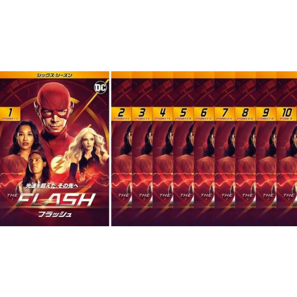 THE FLASH フラッシュ シックス シーズン6 全10枚 第1話〜第19話 最終 レンタル落ち 全巻セット 中古 DVD 海外ドラマ