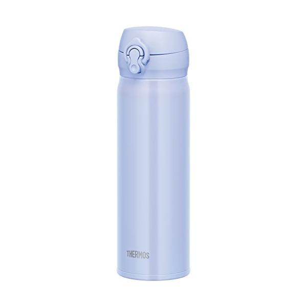 サーモス 水筒 真空断熱ケータイマグ 500ml パールブルー 飲み口外せてお手入れ簡単 軽量タイプ ワンタッチオープン ステンレス ボトル 保温保冷 JNL